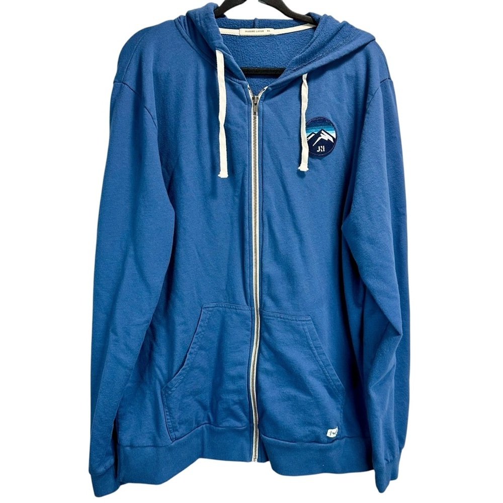 Marine Layer Men's Afternoon Full‎ Zip Hoodie Sweatshirt